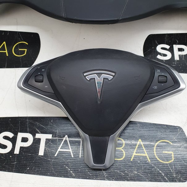 TESLA S TESLA Y ALKANTARA CONSOLE AIRBAG DEL...