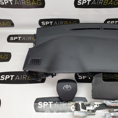 AURIS II 2 DASHBOARD AIRBAG KIT SET BELTS CURTAINS 2