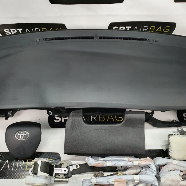 AURIS II 2 DASHBOARD AIRBAG KIT SET BELTS CURTAINS