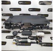 COROLLA E21 CONSOLE DASHBOARD AIRBAG SET VEILIGHEIDSRIEMEN