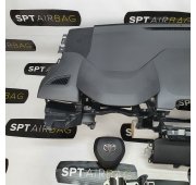 COROLLA E21 CONSOLE DASHBOARD AIRBAG SET VEILIGHEIDSRIEMEN