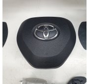 RAV4 BLUE THREAD DASHBOARD AIRBAG KIT SEAT BELTS CURTAINS