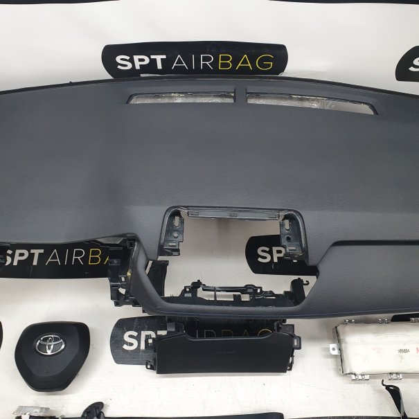 RAV4 BLUE THREAD DASHBOARD AIRBAG KIT SEAT BELTS