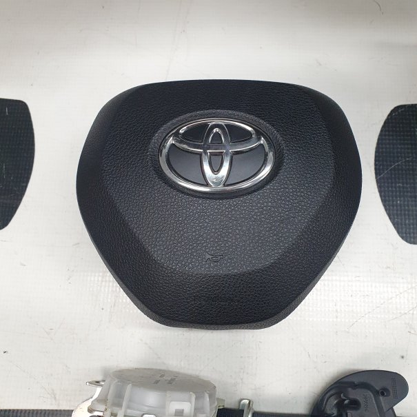 RAV4 BLUE THREAD DASHBOARD AIRBAG KIT SEAT BELTS