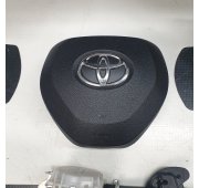 RAV4 BLUE THREAD DASHBOARD AIRBAG KIT SEAT BELTS