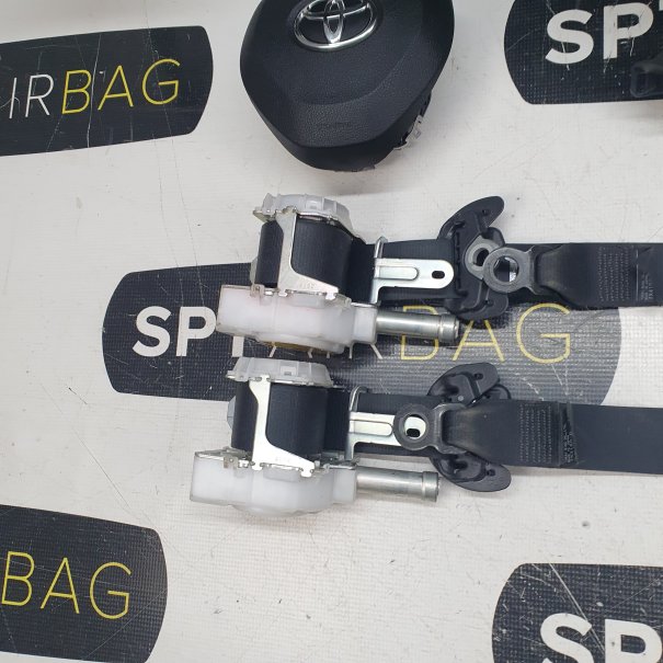 RAV4 BLUE THREAD DASHBOARD AIRBAG KIT SEAT BELTS