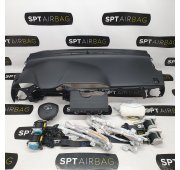 YARIS III 3 CONSOLA DASHBOARD AIRBAG KIT SET BELTS CURTAINS