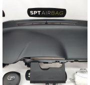 YARIS III 3 KONSOLA DESKA ROZDZIELCZA AIRBAG PODUSZKI KURTYNY PASY