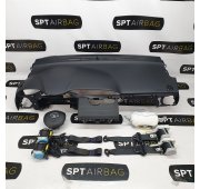 YARIS III 3 LIFT CONSOLA SALPICADERO TABLERO DE INSTRUMENTOS AIRBAG CONJUNTO CINTURONES DE SEGURIDAD