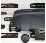 YARIS III 3 LIFT CONSOLA SALPICADERO TABLERO DE INSTRUMENTOS AIRBAG CONJUNTO CINTURONES DE SEGURIDAD
