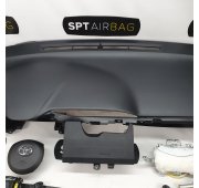 YARIS III 3 LIFT CONSOLA SALPICADERO TABLERO DE INSTRUMENTOS AIRBAG CONJUNTO CINTURONES DE SEGURIDAD
