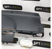 YARIS III 3 LIFT CONSOLA SALPICADERO TABLERO DE INSTRUMENTOS AIRBAG CONJUNTO CINTURONES DE SEGURIDAD