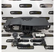 V90 CONSOLE DASHBOARD AIRBAG KIT SEAT BELTS