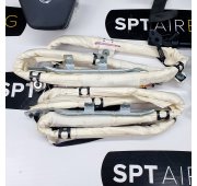 V60 CRUSCOTTO AIRBAG SET CINTURE DI SICUREZZA AIRBAG DA TETTO