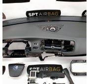 V60 CONSOLA DASHBOARD AIRBAG KIT SET BELTS CURTAINS
