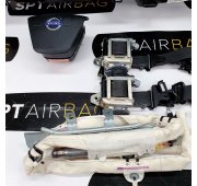 V60 CONSOLA DASHBOARD AIRBAG KIT SET BELTS CURTAINS