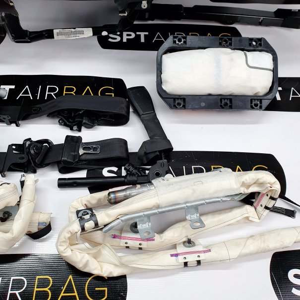V60 CONSOLA DASHBOARD AIRBAG KIT SET BELTS...