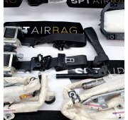 V60 CONSOLA DASHBOARD AIRBAG KIT SET BELTS CURTAINS