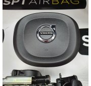 S90 V90 HEAD UP CONSOLE DASHBOARD AIRBAG SET VEILIGHEIDSRIEMEN