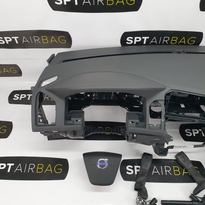 XC60 DASHBOARD AIRBAG SET VEILIGHEIDSRIEMEN CORTINAS DE AIRE 2