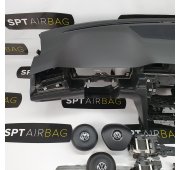 VW PASSAT B8 DASHBOARD AIRBAG KIT SET BELTS