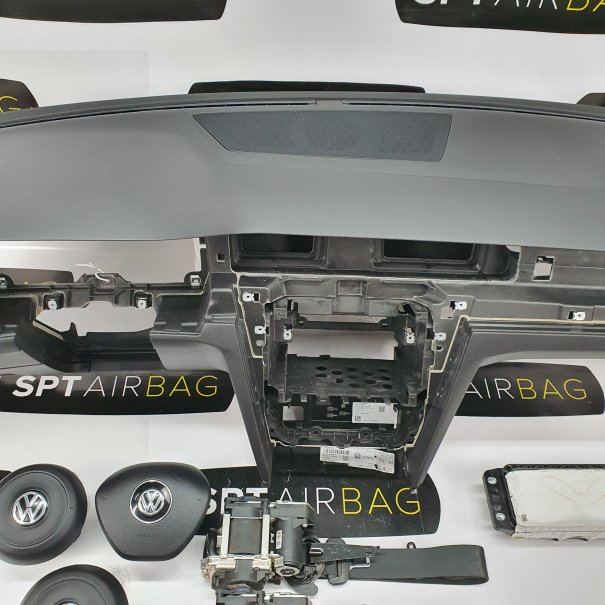 VW PASSAT B8 DASHBOARD AIRBAG KIT SET BELTS