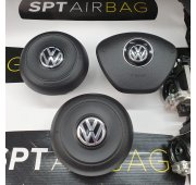 VW PASSAT B8 DASHBOARD AIRBAG KIT SET BELTS