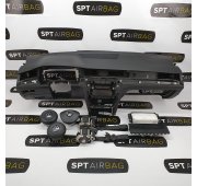 VW PASSAT B8 DASHBOARD AIRBAG KIT SET BELTS