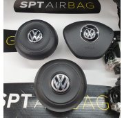 VW PASSAT B8 CRUSCOTTO AIRBAG SET CINTURE DI SICUREZZA