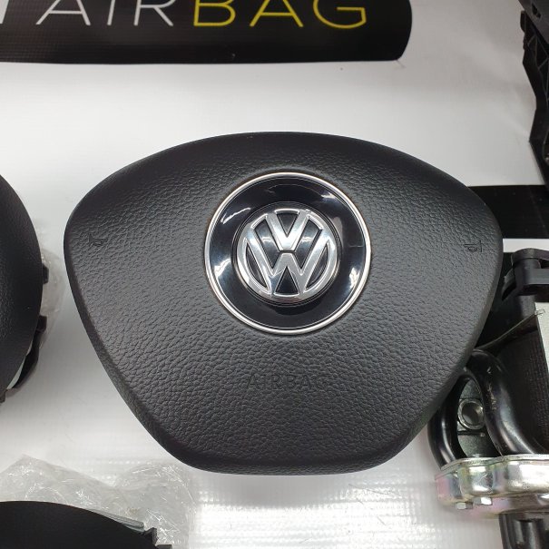 VW PASSAT B8 DASHBOARD AIRBAG KIT SET BELTS