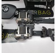 VW PASSAT B8 CRUSCOTTO AIRBAG SET CINTURE DI SICUREZZA