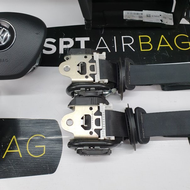 VW PASSAT B8 DASHBOARD AIRBAG KIT SET BELTS