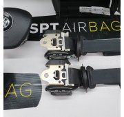 VW PASSAT B8 CRUSCOTTO AIRBAG SET CINTURE DI SICUREZZA