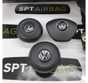 VW PASSAT B8 CRUSCOTTO AIRBAG SET CINTURE DI SICUREZZA