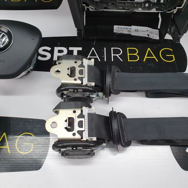 VW PASSAT B8 DASHBOARD AIRBAG KIT SET BELTS