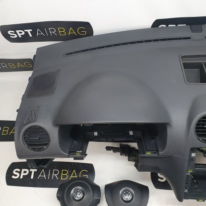 CADDY 2K5 DASHBOARD AIRBAG KIT SET BELTS 2