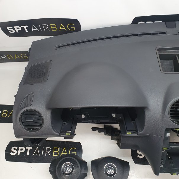 CADDY 2K5 DASHBOARD AIRBAG KIT SET BELTS