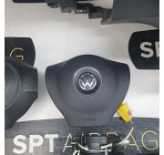 CADDY 2K5 DASHBOARD AIRBAG KIT SET BELTS