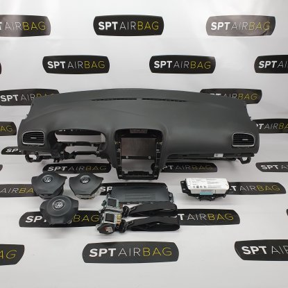 GOLF VI 6 CRUSCOTTO AIRBAG SET CINTURE DI SICUREZZA