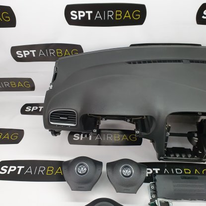 GOLF VI 6 DASHBOARD AIRBAG SET VEILIGHEIDSRIEMEN 2