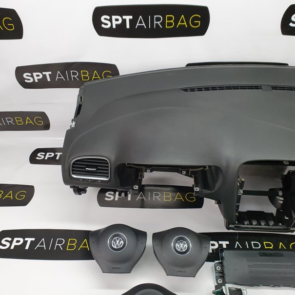GOLF VI 6 DASHBOARD AIRBAG KIT SET BELTS