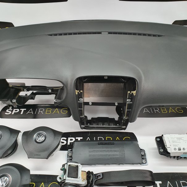GOLF VI 6 CRUSCOTTO AIRBAG SET CINTURE DI...