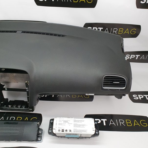 GOLF VI 6 DASHBOARD AIRBAG KIT SET BELTS