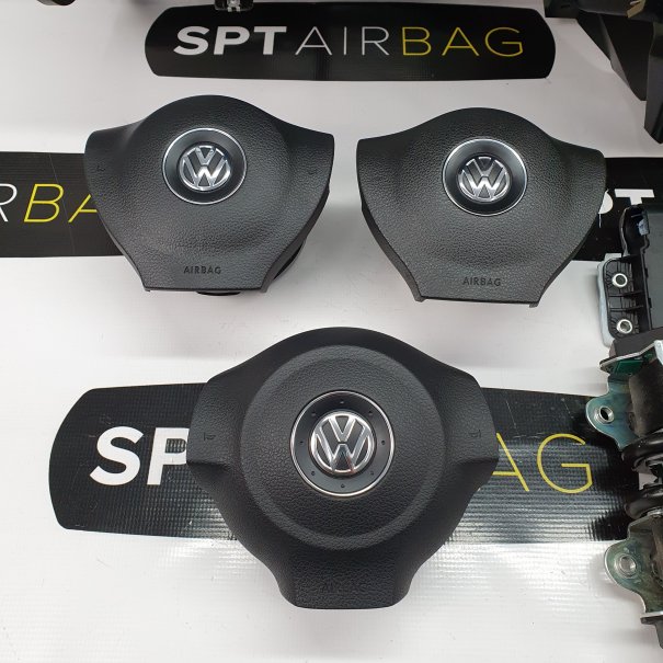 GOLF VI 6 CRUSCOTTO AIRBAG SET CINTURE DI...