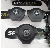 GOLF VI 6 DASHBOARD AIRBAG KIT SET BELTS