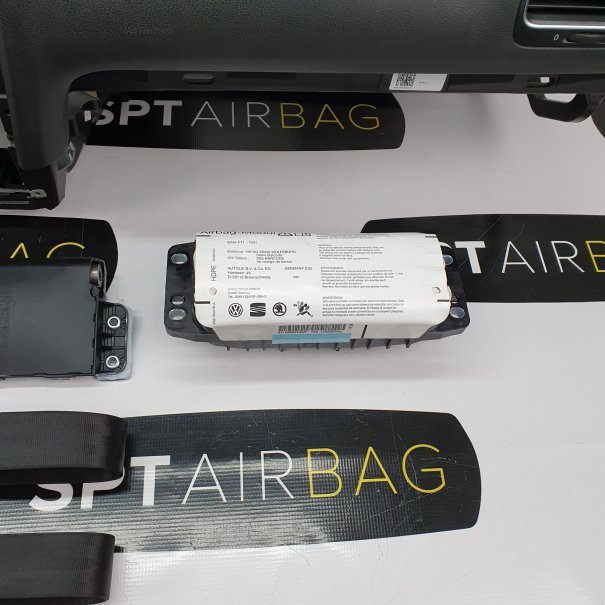 GOLF VI 6 CRUSCOTTO AIRBAG SET CINTURE DI...