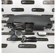 GOLF VI 6 KOMBI DASHBOARD AIRBAG KIT SET BELTS