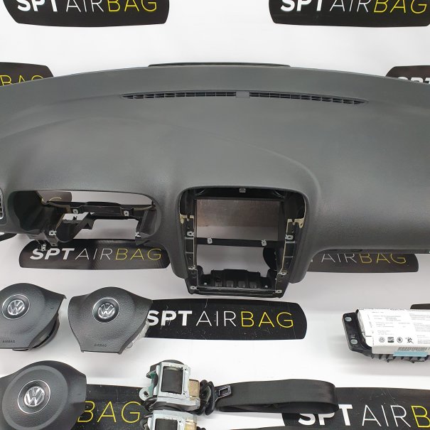 GOLF VI 6 KOMBI DASHBOARD AIRBAG KIT SET BELTS