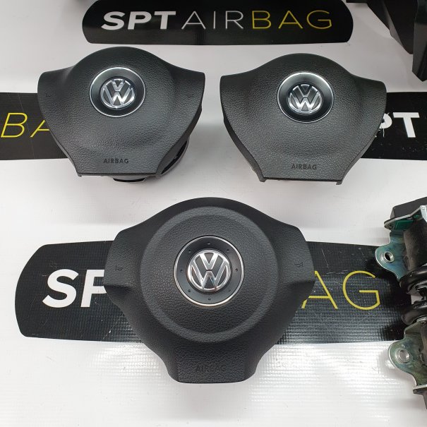 GOLF VI 6 KOMBI DASHBOARD AIRBAG KIT SET BELTS