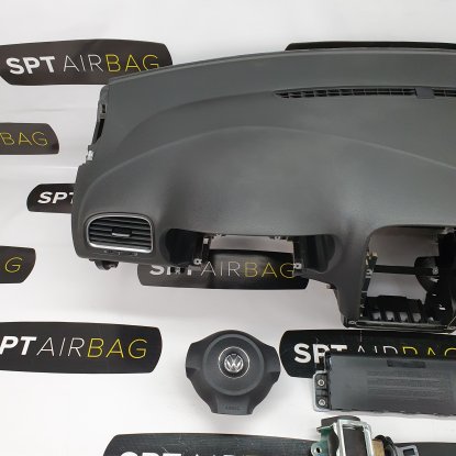 GOLF VI 6 GTI DASHBOARD AIRBAG KIT SET BELTS 2